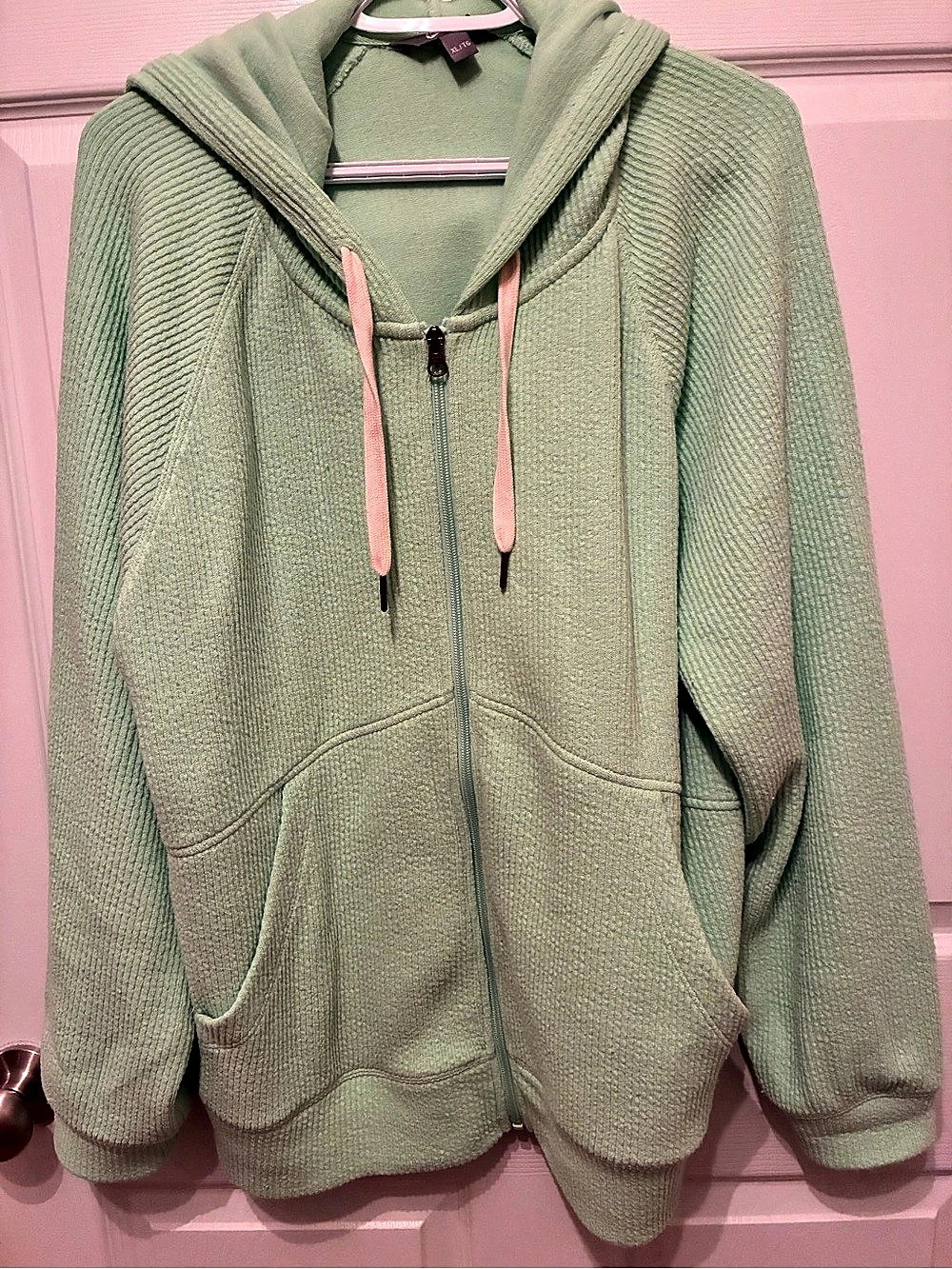 Green Zip Hoodie never worn